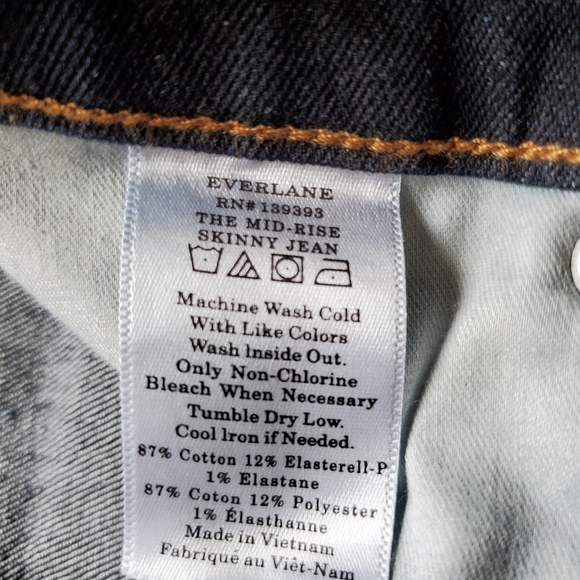 EUC Everlane Mid Rise Ankle Jeans sz 26 - Picture 4 of 6